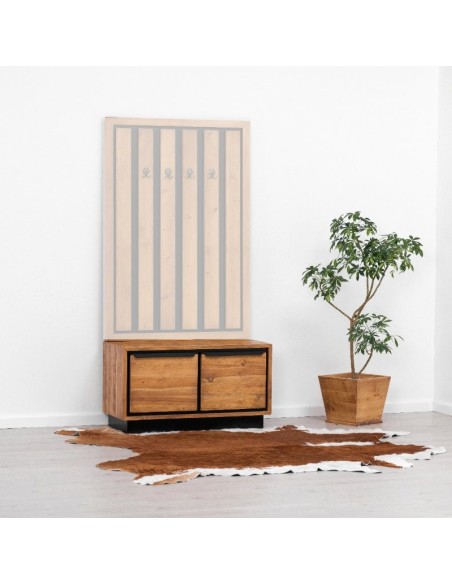 Meuble d'entrée bois massif