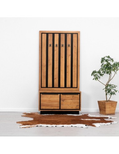 Meuble d'entrée bois massif