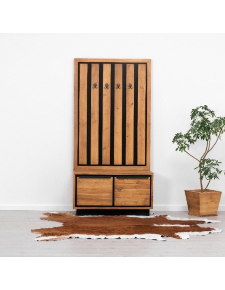 Meuble d'entrée bois massif