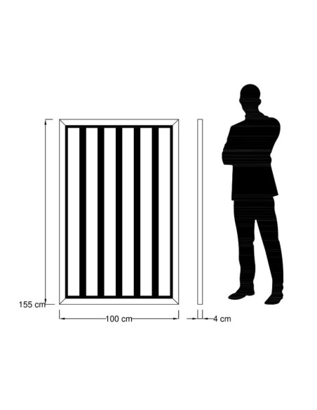 Patère d'entrée en bois massif