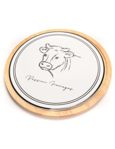 Plat à fromage rond