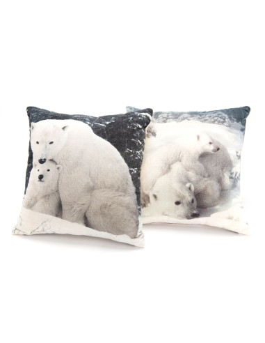 Coussin famille ours