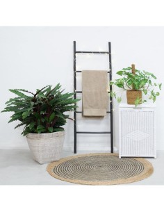 Echelle en bambou noire 2