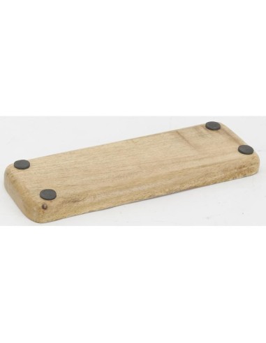 Plateau en manguier et résine