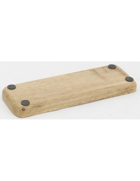 Plateau en manguier et résine