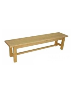 Banc en pin massif huilé 120 cm