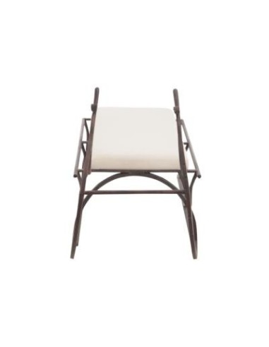 Banc Luge En Métal Marron | Meubles Mathieu