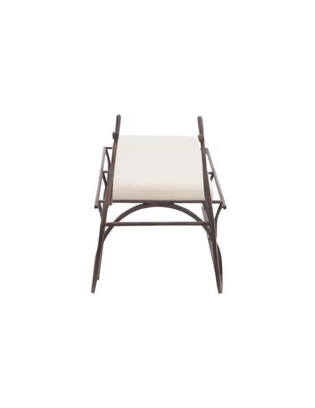 Banc Luge En Métal Marron | Meubles Mathieu