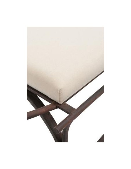 Banc Luge En Métal Marron | Meubles Mathieu