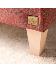 Pieds fuseaux bois naturel 2