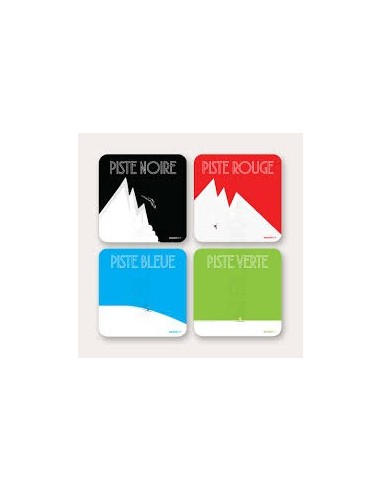 Tableau BlackPeuf piste bleue 20x20