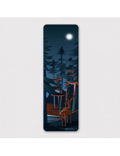 Tableau BlackPeuf Camp Fire - Cerf 50 X 15