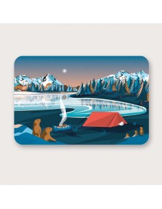 Tableau BlackPeuf Camp marmotte 50 X 33