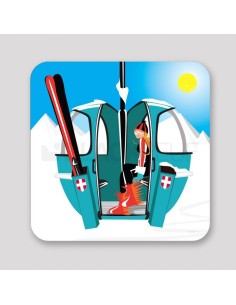 Tableau BlackPeuf Pop Up Blue 20x20