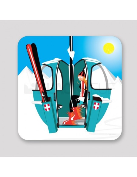 Tableau BlackPeuf Pop Up Blue 20x20