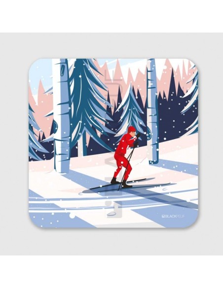 Tableau BlackPeuf Ski de fond homme 20x20