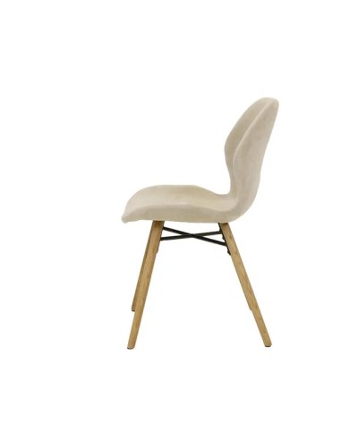 Chaise tissu beige sable