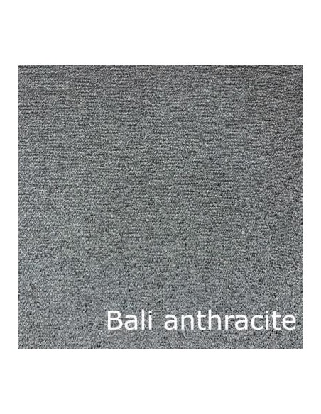 Banquette Clic-Clac style montagne Bali Anthracite, matelas BULTEX 15c