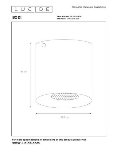 Spot plafonnier noir