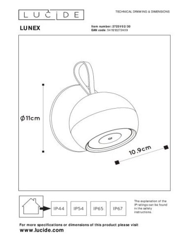 Spot nomade rechargeable