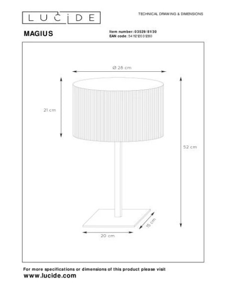 Lampe de table en rotin et métal noir