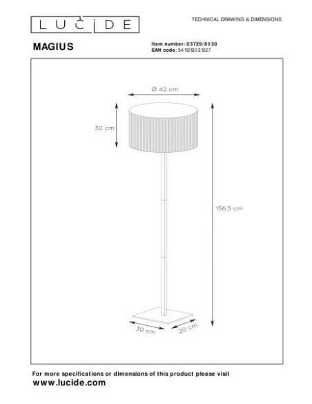 Lampadaire rotin et métal noir