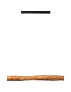 Suspension bois clair avec variation de luminosité