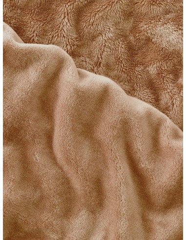 Plaid Cosy Monochrome Gingembre 150 x 200 cm