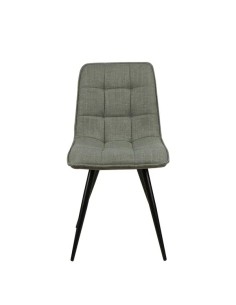 Chaise ALIZEE tissu vert 2