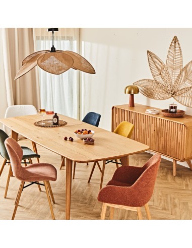 Table repas  140 cm avec allonge intégrée