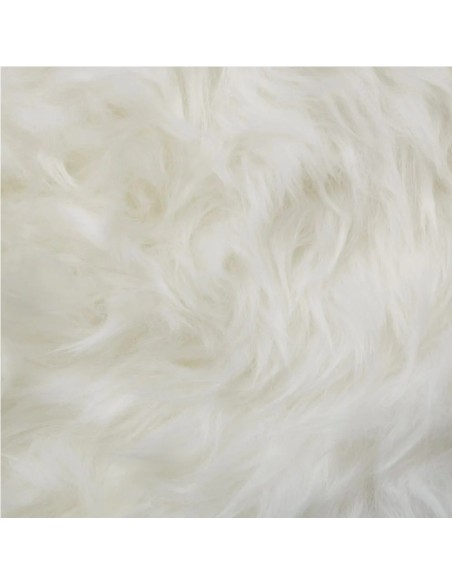 Peau mouton nouvelle-zélande blanc 90-100cm
