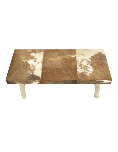 Banquette chalet vache brun blanc