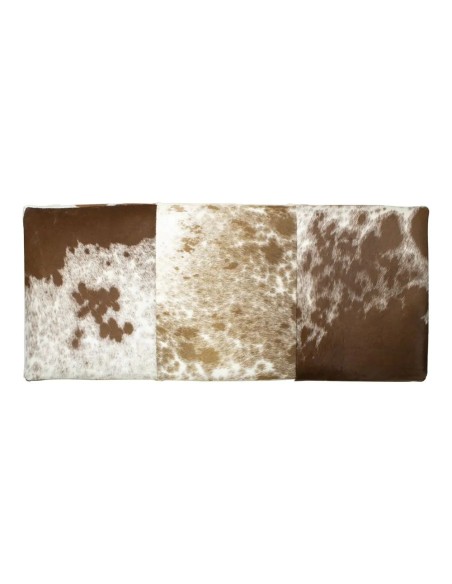 Banquette chalet vache brun blanc