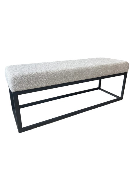 Banc bouclette beige