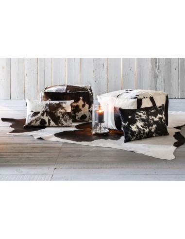 Pouf carré vache