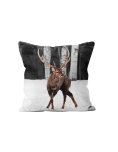 Coussin cerf Forêt
