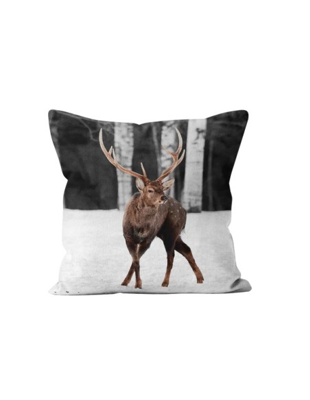 Coussin cerf Forêt