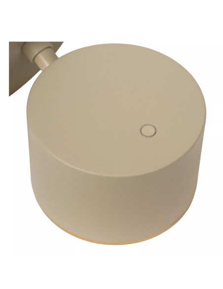 GIAN Applique murale - Taupe-LED Dimm.-9W-2700K-Métal