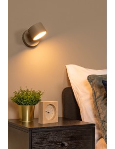 GIAN Applique murale - Taupe-LED Dimm.-9W-2700K-Métal 2