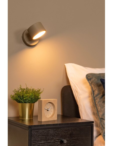 GIAN Applique murale - Taupe-LED Dimm.-9W-2700K-Métal