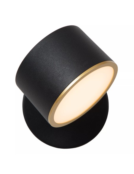 GIAN Applique murale - Noir-LED Dimm.-9W-2700K-Métal