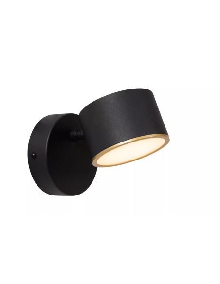 GIAN Applique murale - Noir-LED Dimm.-9W-2700K-Métal
