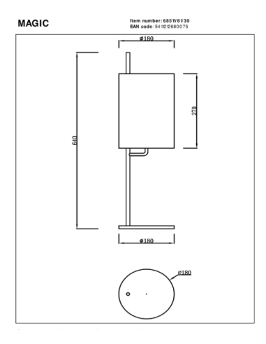 Lucide MAGIC - Lampe de table