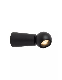 IPSOS Applique mur. SdBain-Noir-LED-6W-2700K-IP54