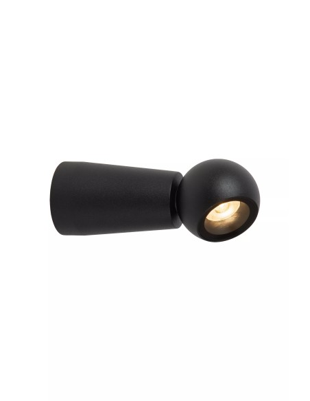 IPSOS Applique mur. SdBain-Noir-LED-6W-2700K-IP54