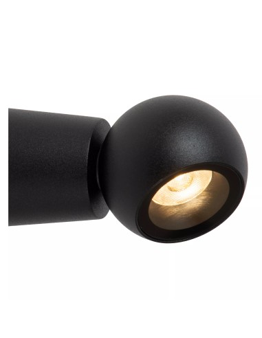 IPSOS Applique mur. SdBain-Noir-LED-6W-2700K-IP54