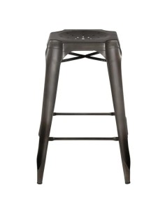 Tabouret snack métail vieilli