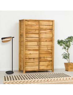 Armoire 2 portes, Bois massif