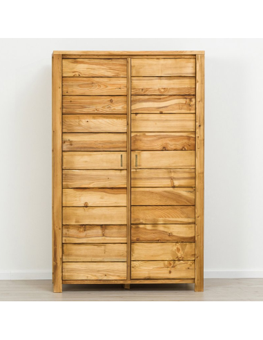 Armoire 2 portes, Bois massif