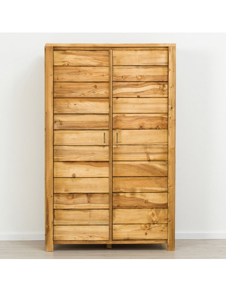 Armoire 2 portes, Bois massif